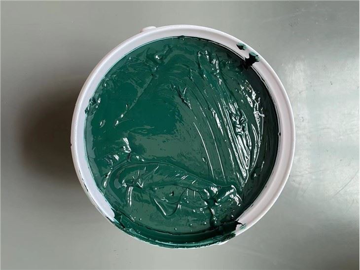 Mezcla De Tinta De Silicona Y Colores