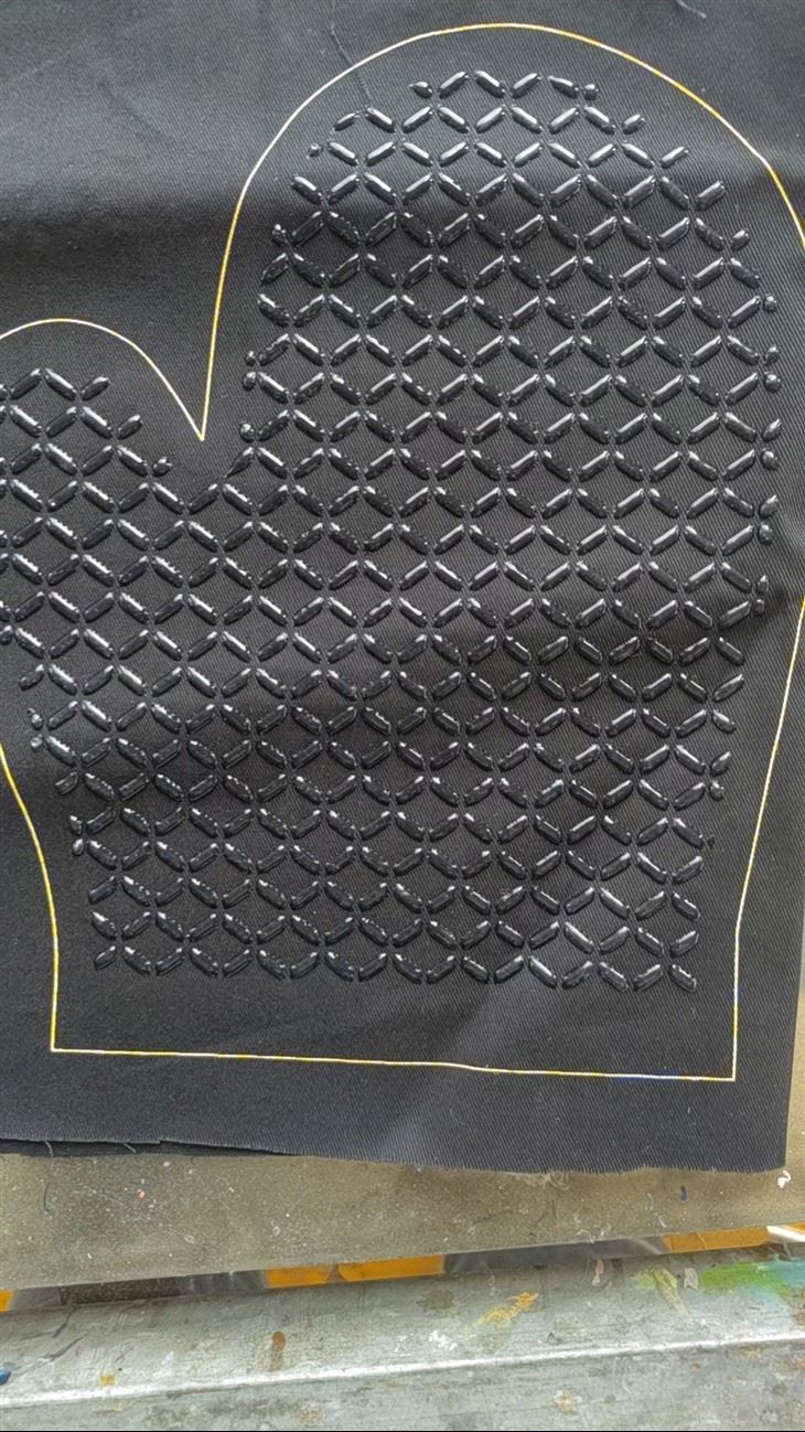 tinta de silicona para guantes de horno