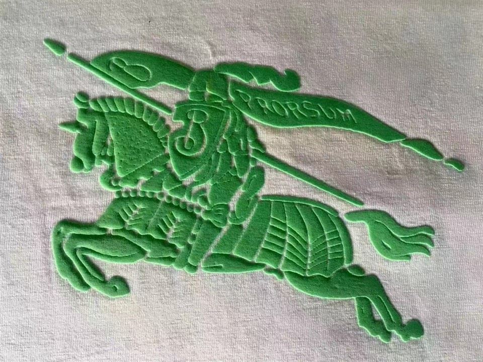 Serigrafía flocado
